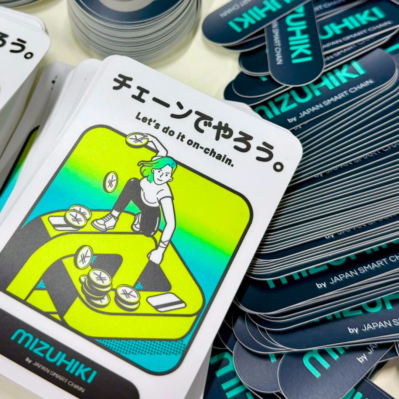 WebXでのJSC・Mizuhikiのステッカーとブランディング